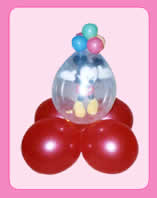 decoracion con bombas fiestas infantiles