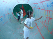 Tunel de la imaginacion para fiestas para niños